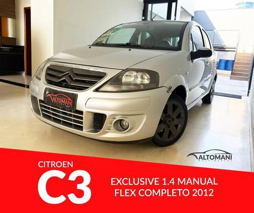CITROËN C3 1.4 I EXCLUSIVE 8V FLEX 4P MANUAL